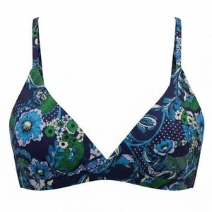 Bikini Top Paisley Blue Triangle Sz Large Amazon Essentials